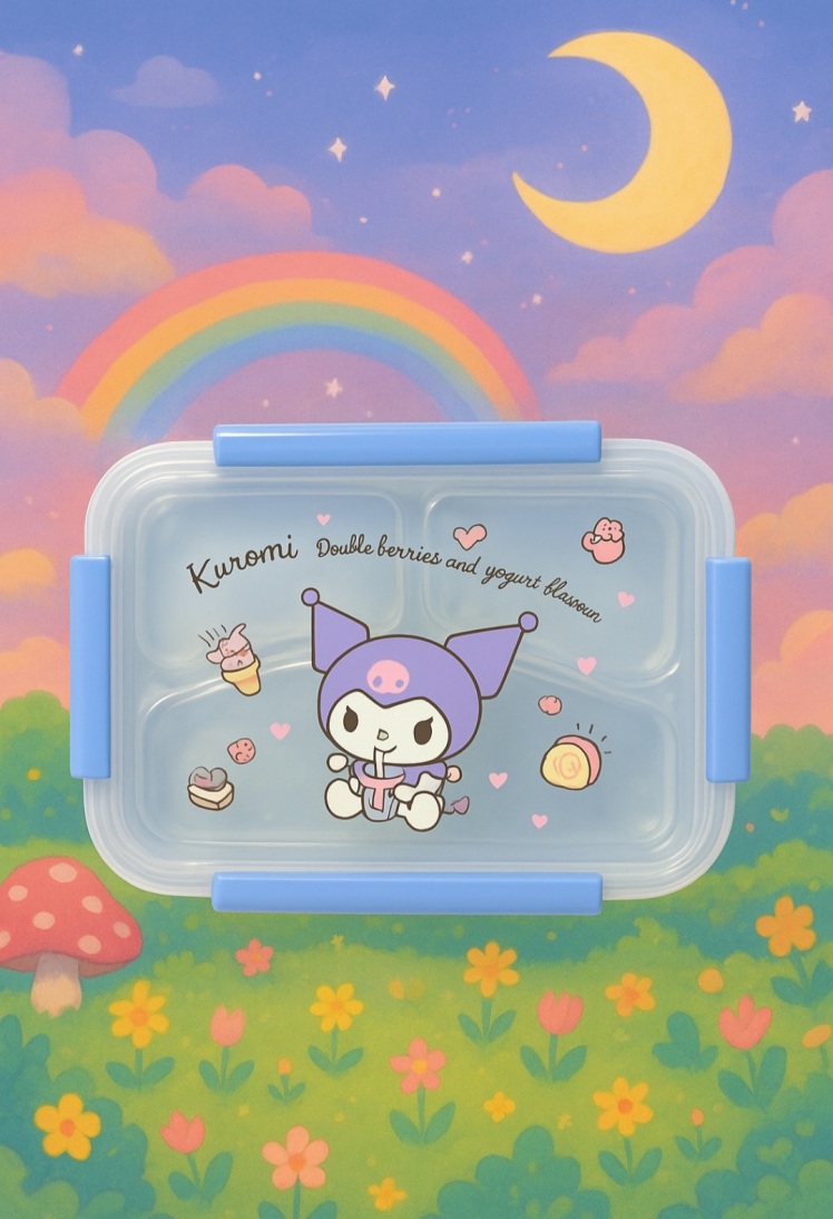 ظرف غذای کرومی و سانریو _ خارجی لاکچری و با کیفیت